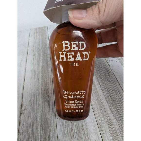 Tigi Bed Head Brunette Goddess Shine Spray 4.23 Fl Oz Bottle For Hair Care & Sty - Picture 2 of 3